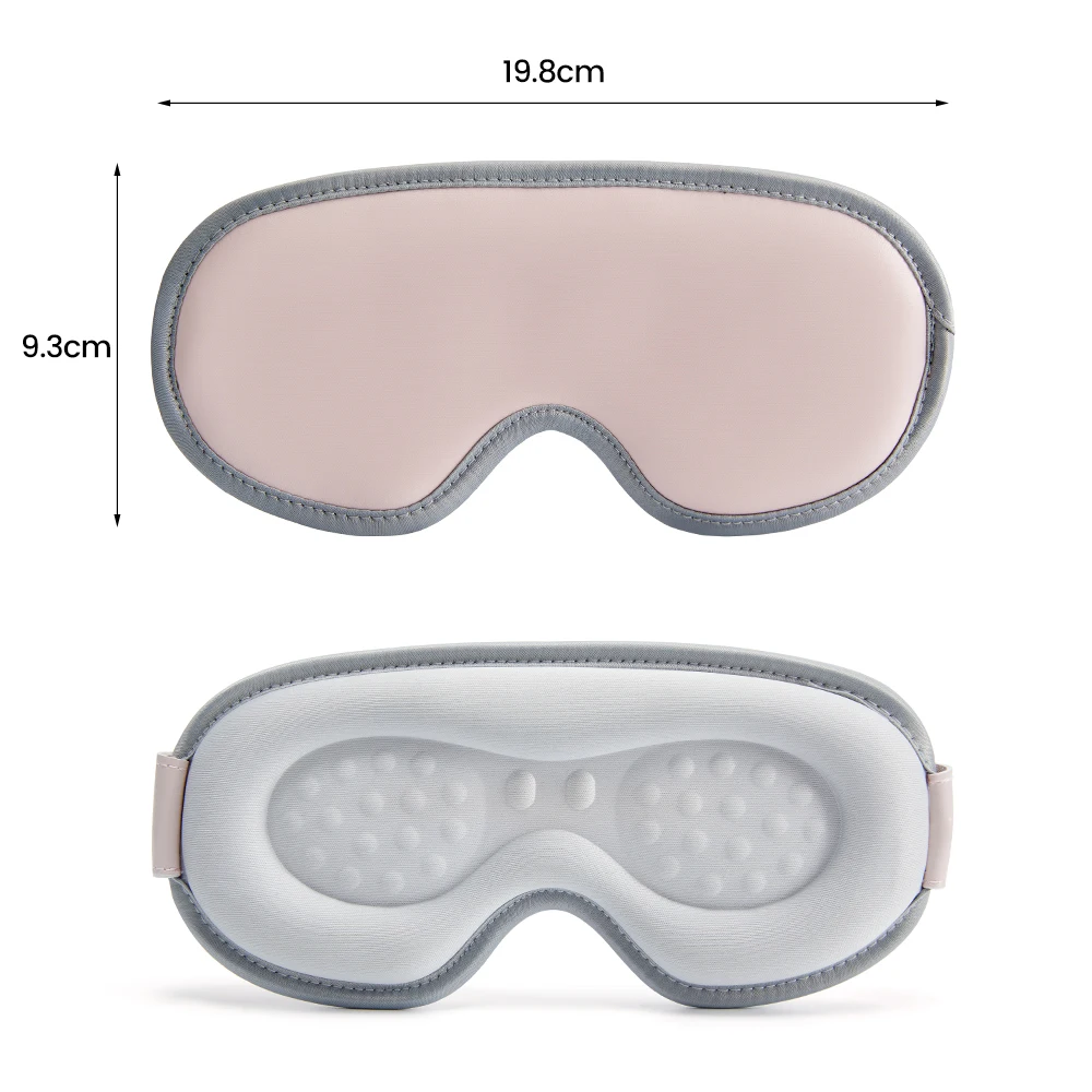 Heated Eye Mask Vibration Massager Spa Hot Compress Therapy Relieves Fatigue Sleeping Aid Eyepatch Health Care |