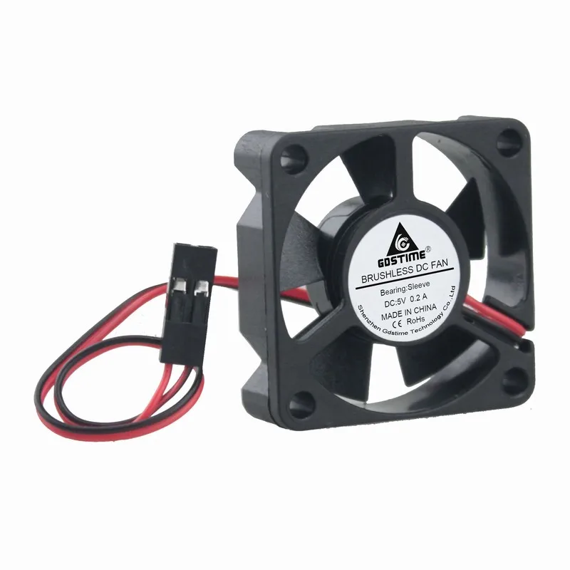 2 шт. Gdstim Dupont рукав 2Pin 5V 35*35*10 мм Smart компьютер PC VGA Видео теплоотвод кулер DC