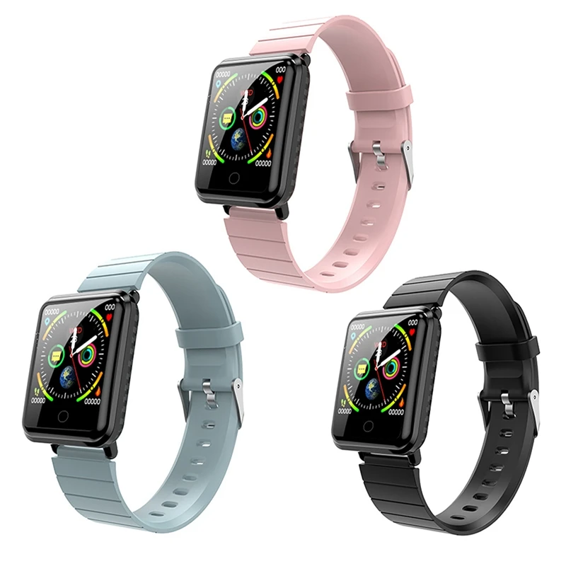 Водонепроницаемые Смарт часы с измерением температуры пульса артериального