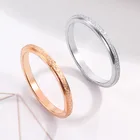 Корейская версия ультра-тонкого матового кольца розовое золото прессованный песок пара колец для женщин титановые стальные кольца оптом