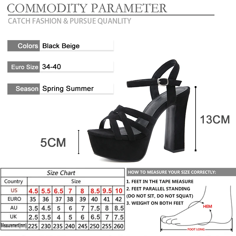 Женские босоножки на толстой платформе BYQDY панк рок готические Босоножки с