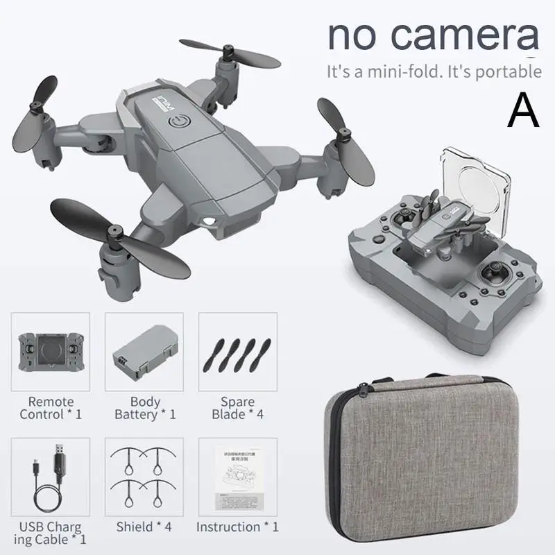 

Mini drone fixed height remote control aircraft I HD quadcopter aerial photography toy foldable E3H0