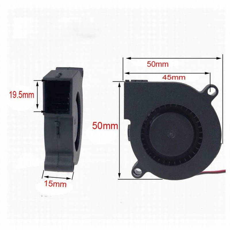 DC5V 12V 24V подшипник скольжения 5 см 50 мм 5015 фитинги увлажнителя DC вентилятор