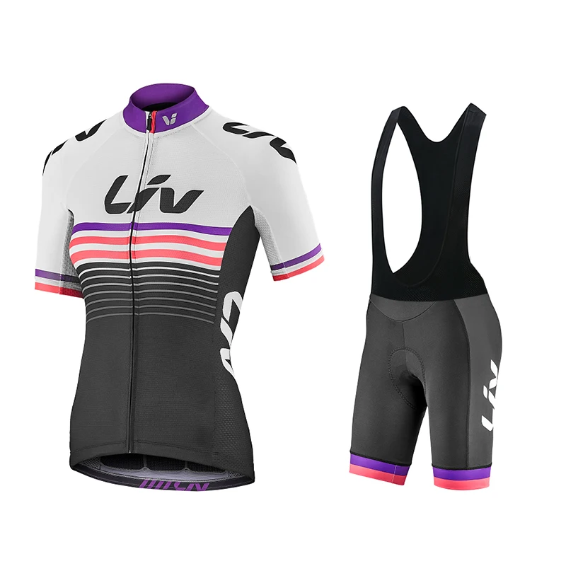 In Stock Cycling Jersey Set Women Cycling Clothing Pro Team Ropa Ciclismo Mujer Short Sleeve Mtb Bike Set Maillot Ciclismo Bib