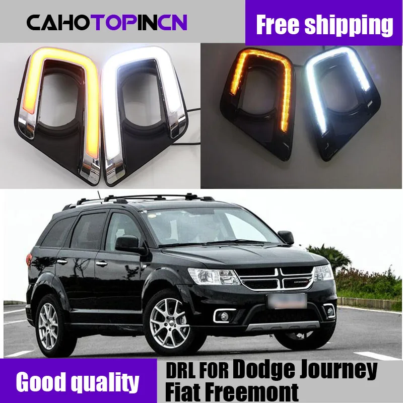 Дневные ходовые огни для Dodge Journey Fiat Freemont 2014 2015 2016 2017 светодиодный дневные