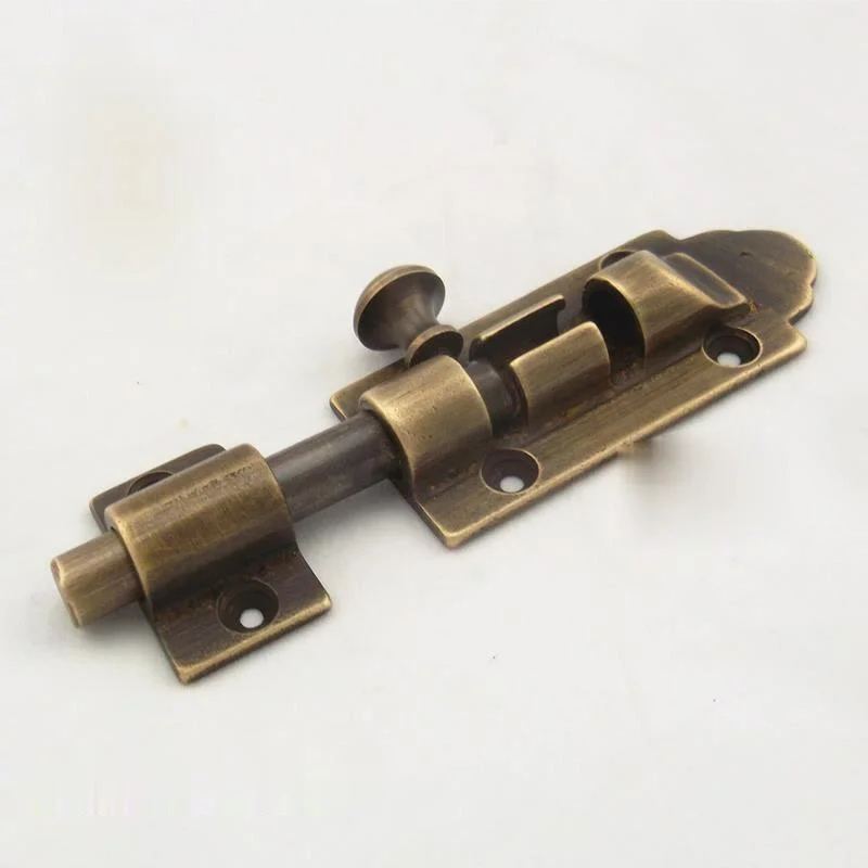 

Retro Door Latch Sliding Lock Chinese Bolts Insert Hardware Slide Bolt es Security Gate Cabinet AntiqueWF