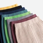 Юбка женская Плиссированная, с высокой талией, в полоску, осень S-L, 2021