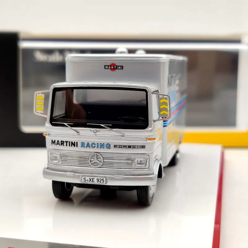 Скалемини 1:64 для M ~ cedes-B nz LP 608 Martini гоночные Резиновые модели Ограниченная серия