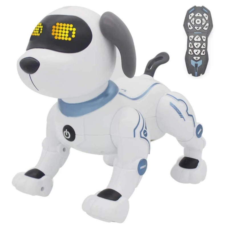 

Remote Control Dog RC Robotic Stunt Puppy Dancing Programmable Smart Toy with Sound Interactive Gift