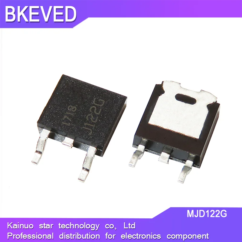 10 шт. MJD122G TO-252 MJD122T4G TO252 J122G MJD122 TIP122 SMD SOT-252 новый оригинальный