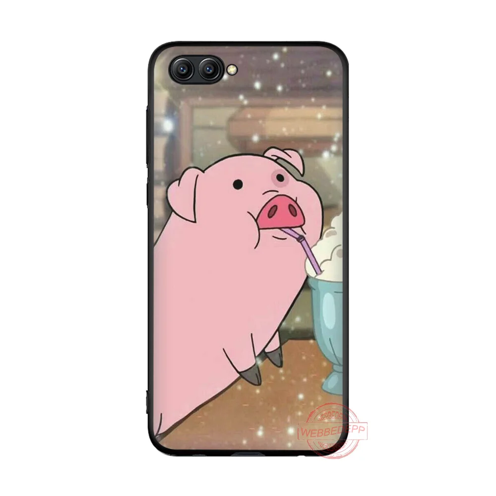 WEBBEDEPP Gravity Waterfall Pig Модный мягкий силиконовый чехол для телефона Honor 6A 7X 8X 8C 8A 9 9X 10lite