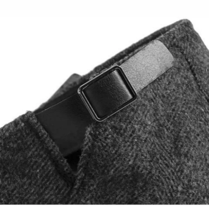 Весенне осенняя теплая плоская кепка для пожилых мужчин регулируемый винтажный