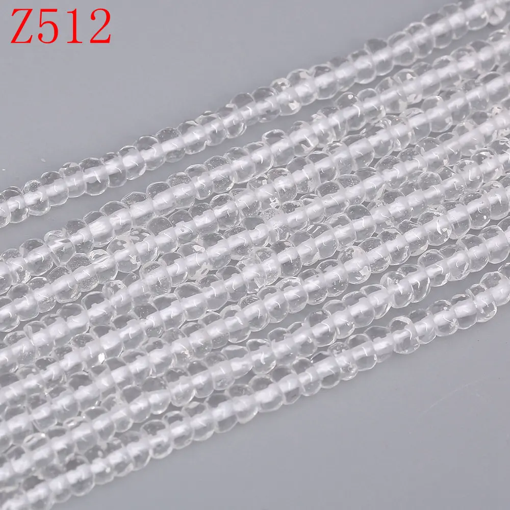 White crystal Yumten круглые блестящие малахитовые бусины 5 мм* 8 мм бусины DIY бирюзовый агат украшение из розового кварца ручной работы натуральные аксессуары натуральные камни бисер для бисероплетения - Цвет: White crystal