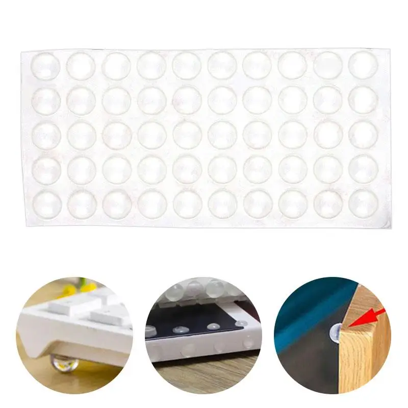 

Anti-Crash Bumpers Bumpers Door 50pcs Durable Buffer Buffer Self Adhesive for Cupboard Crash Pad Silicone Home Furniture