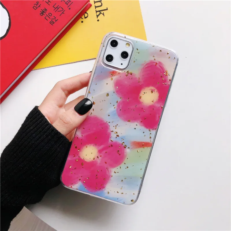 Чехлы для телефонов iPhone X Xs 11 pro Max Xr 8 7 Plus Роскошный прозрачный мягкий чехол