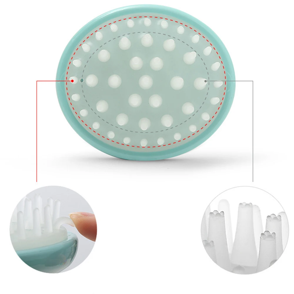 Силиконовые шампунь для кожи головы Массажер волос уход за волосами Расческа Спа