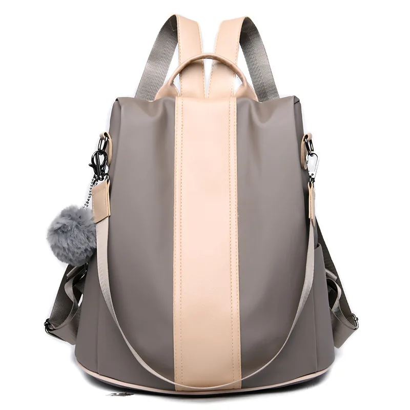 brown style2 Женские кожаные противоугонные рюкзаки, высокое качество, винтажная женская сумка через плечо, Sac A Dos, школьные сумки для девочек, женский рюкзак - Цвет: brown style2