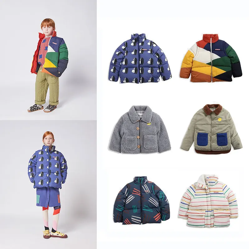Bobo-Chaqueta de plum&oacute;n para ni&ntilde;o y ni&ntilde;a, ropa de invierno, 2021-0