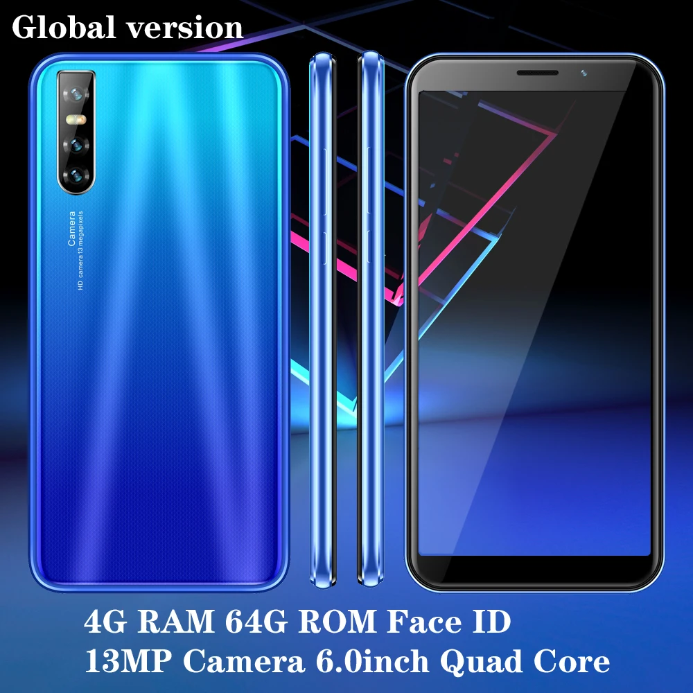 Face id разблокирована 6 0 ''A51 полный Экран 13MP глобальная версия 4 Гб Оперативная