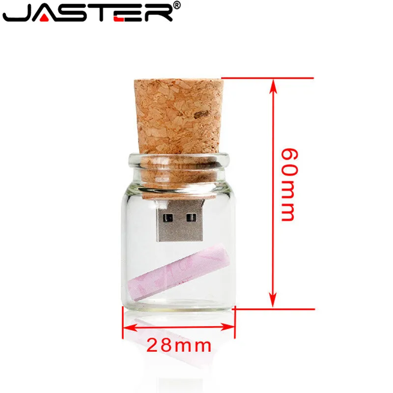 Флеш-накопитель JASTER в виде бутылки желаний USB флэш-накопитель для дрифта 4 ГБ 8 16 32