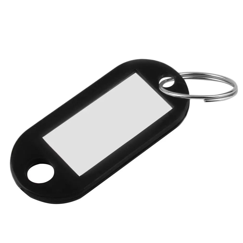 

1 Pcs Plastic Cool Key Chain Tags Key Ring ID Identity Tags Rack Name Card Label Shop Price Accessories For Men Women