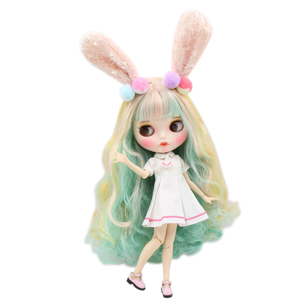 Кукла Blyth ICY DBS с белой кожей шарнирное тело новое матовое лицо свежие смешанные