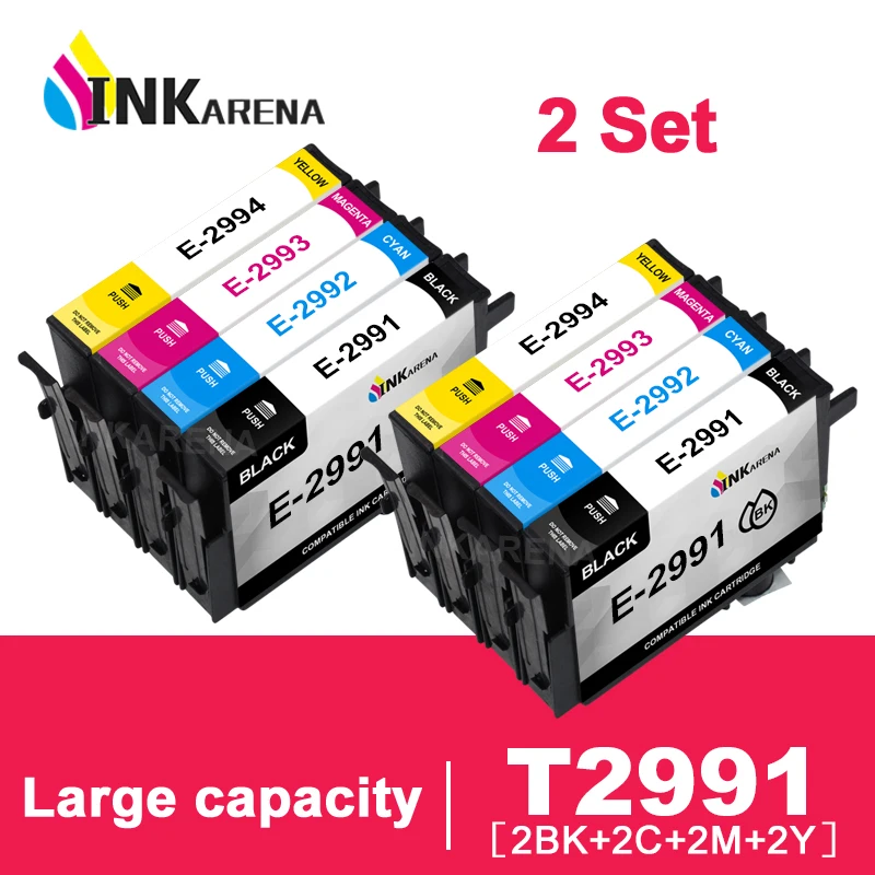 INKARENA T2991 29 29xl Ink Cartridge For Epson T29XL Expression Home XP 235 332 432 435 247 442 342 345 Printer Cartridges | Компьютеры и