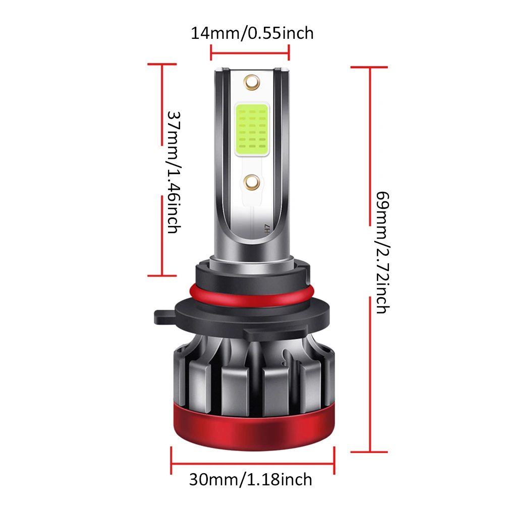 

Rush Sale!2PCS Lemon Green 9005/HB3 LED Fog Light Bulbs LED Bulbs DRL Car Daytime Running Lights Car Accessories Dropshipping