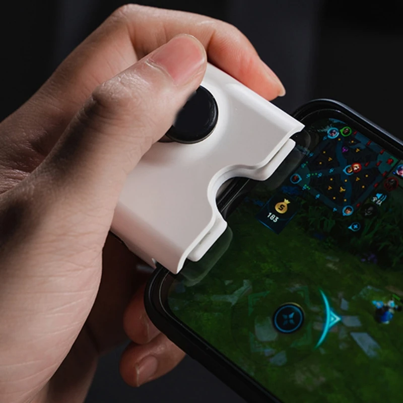 

T21B Physical Entity Expanded Field of View No Electricity Design Mobile Game Joystick for ios 13.4 and Above Pink /White