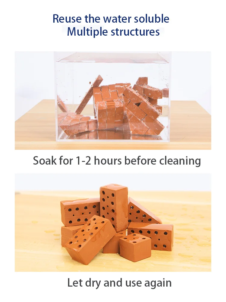 Mideer Детские кирпичи игрушки 3D стереоскопический самодельный дом 6Y + миниатюрная