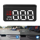 HUD цифровой спидометр автомобиля OBD2 светодиодный лобовое стекло проекторы автоматический электронный Напряжение сигнализации Head Up Дисплей автомобиля интеллигентая (ый) Системы
