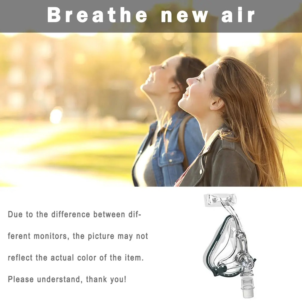 Ventilator BMC-FM Oral Nose Mask Silicone Full face mask Universal for domestic ventilator 1PCS | Безопасность и защита