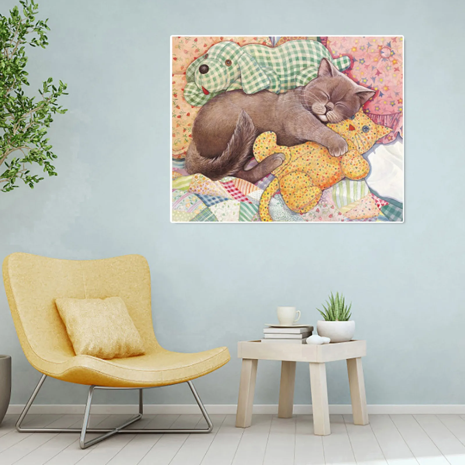 

Unique Amusing Animal Jigsaw 1000 Pieces Cat Puzzle Game Toy Home Decoration Gift Interactive Toy For Kid Educational