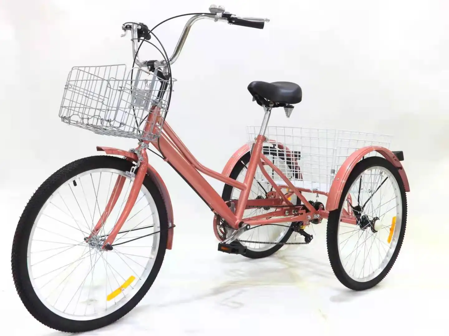 Электрический 3-х колесный грузовой велосипед 250 Вт 24-дюймовый дорожный скутер