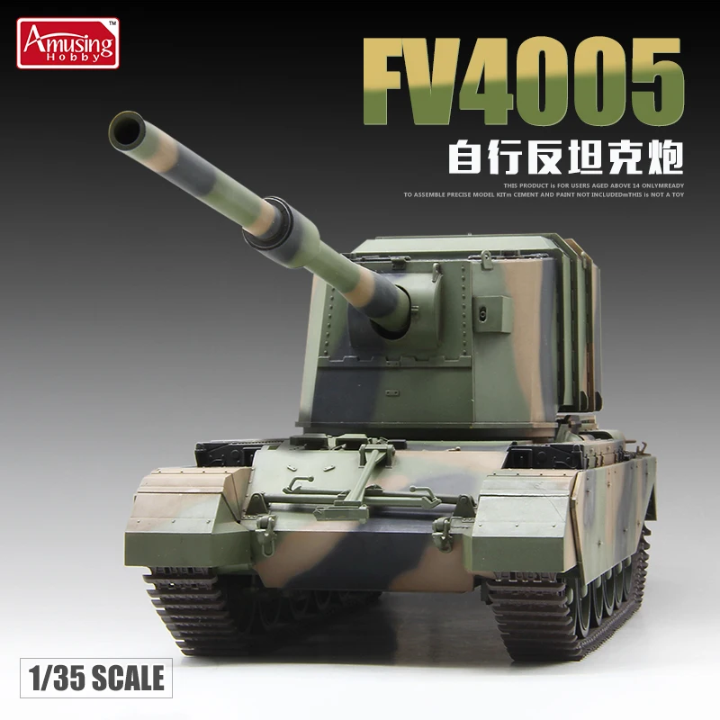 

Amusing Hobby 35A029 1/35 SCALE FV4005 STAGE 2 SELF-PROPELLED GUN 2020 NEW