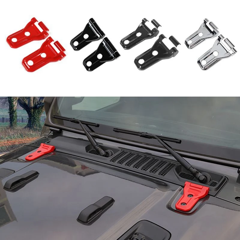 Защитная крышка шарнира капота двигателя автомобиля аксессуары для Jeep Wrangler JL