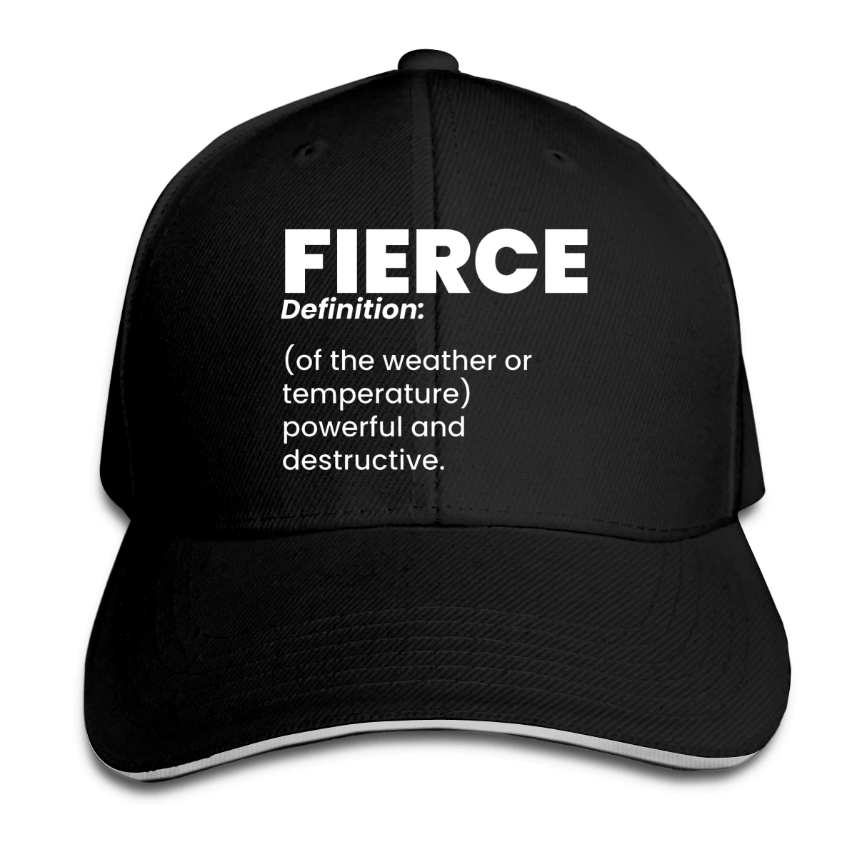 

Fierce Definition Hat Baseball Cap for Men Women Fashion Adjustable Sun Hat