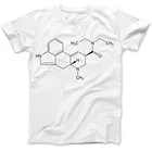 Lsd молекула кислоты психоделика футболка Премиум хлопок Terence Mckenna Dmt 2019 лето бренд мужской бренд
