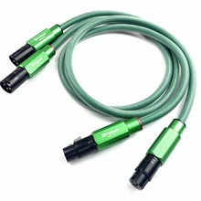 Mcintosh 4N Copper XLR Balance Cable with Green Plug HiFi Audio Line