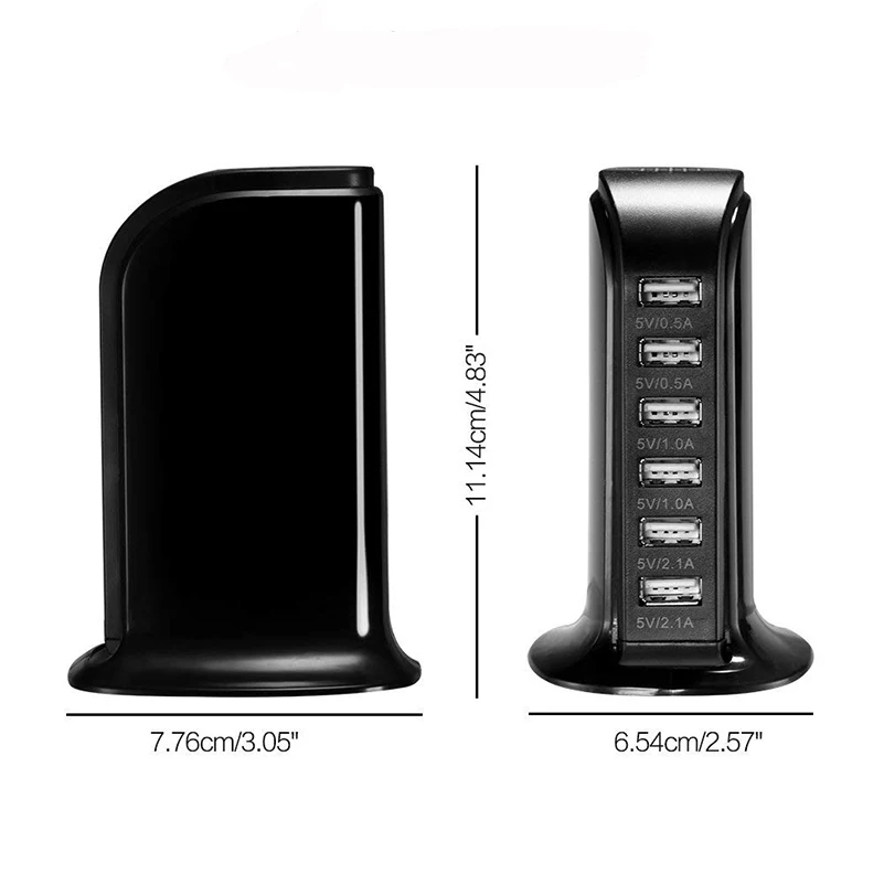 Зарядное устройство usb Multi концентратор зарядка через usb док-станция Универсальный держатель для мобильного телефона для рабочего стола, настенные домашние зарядные устройства Путешествия адаптер питания от сети