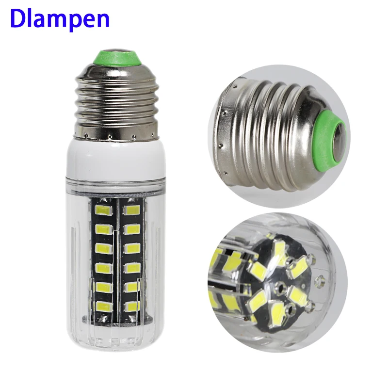 Светодиодная лампа e27 кукурузная низкого напряжения Ac Dc 12 24 36 V Вольт Супер 7W