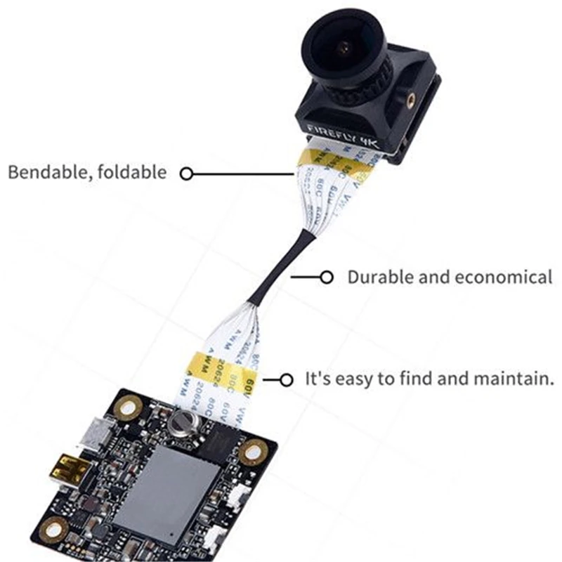 Hawkeye Firefly Сплит 4K 160 градусов HD Запись DVR Мини FPV камера WDR одноплатная Встроенная камера с микрофоном для радиоуправляемого дрона