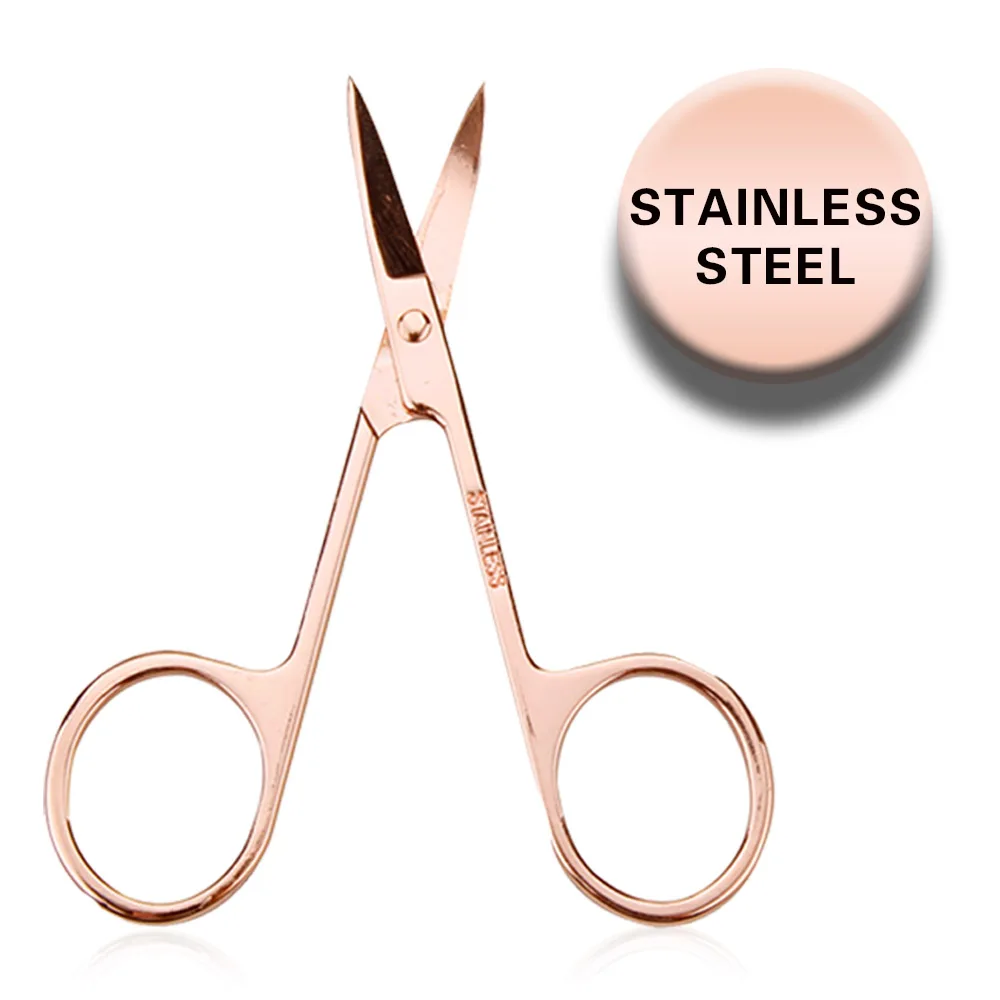 Профессиональные ножницы для кутикулы ногтей Резак кусачки макияжа бровей из