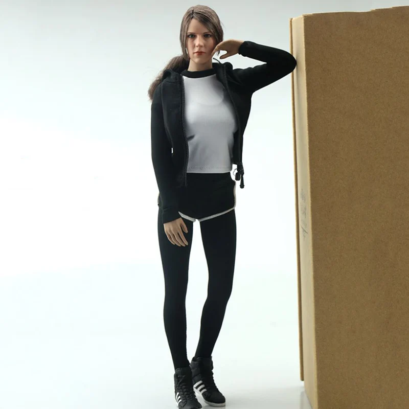 Женский Повседневный Спортивный костюм в масштабе 1/6 одежда FA007 для йоги женская
