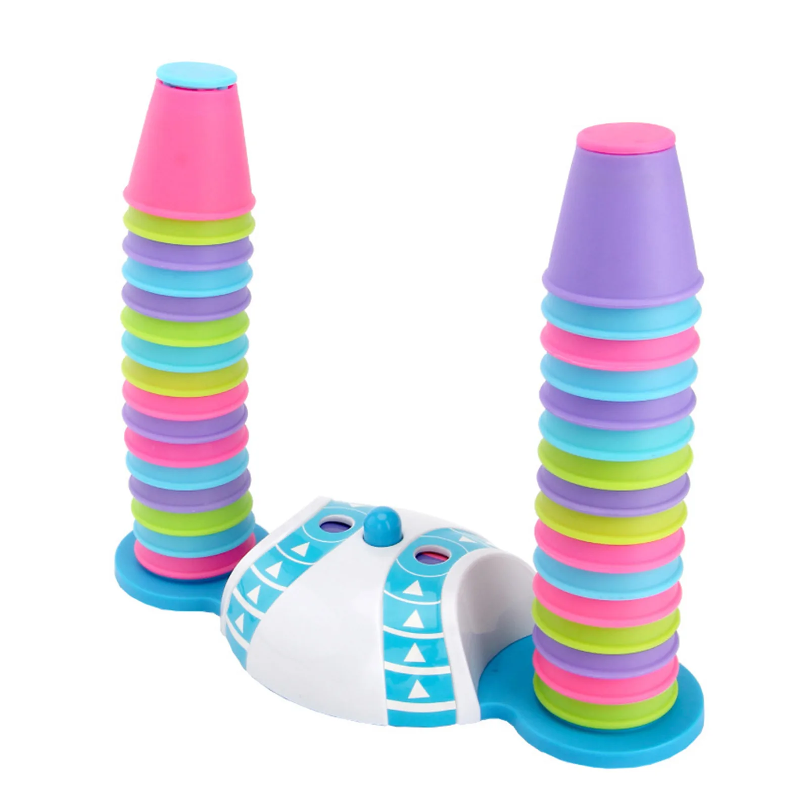 

Stacking Cups Educational Color Matching Folding Stack Cup Tower Children Early Intelligence Building Toy For Kids Birthday Gift