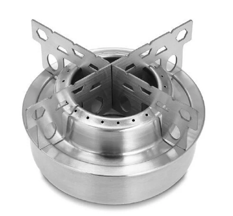 Stove and rack Lixada уличная спиртовая плита из алюминиевого сплава походная плита посуда для печи крест Кемпинг Рыбалка плита подставка печь с подставкой - Цвет: Stove and rack