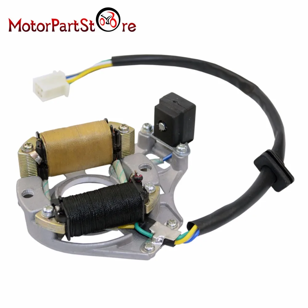 5 проводов 2 катушки статор магнитная пластина зажигания подходит для 50 110 125 куб.