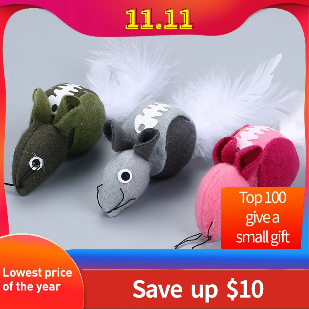 1 шт. кошка перо игрушка палочка с маленьким колокольчиком мышь клетка игрушки