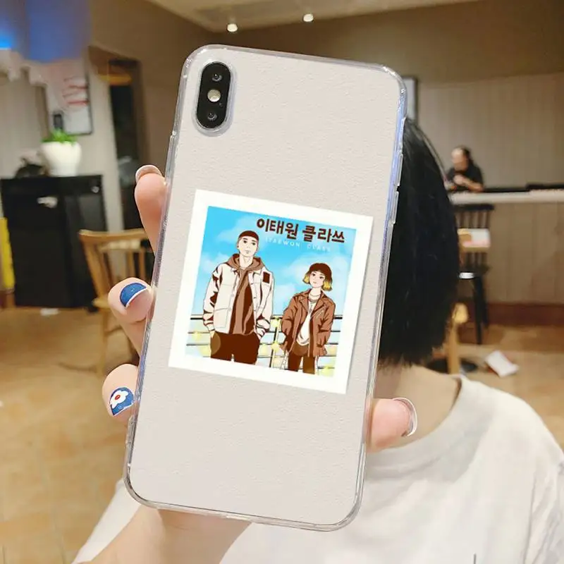

Korea itaewon class TV series Phone Case Transparent for iPhone 6 7 8 11 12 s mini pro X XS XR MAX Plus