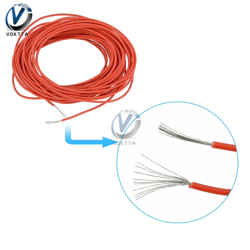 10 м UL-100 24AWG электронная линия 80C/300 В электропитания Электрический